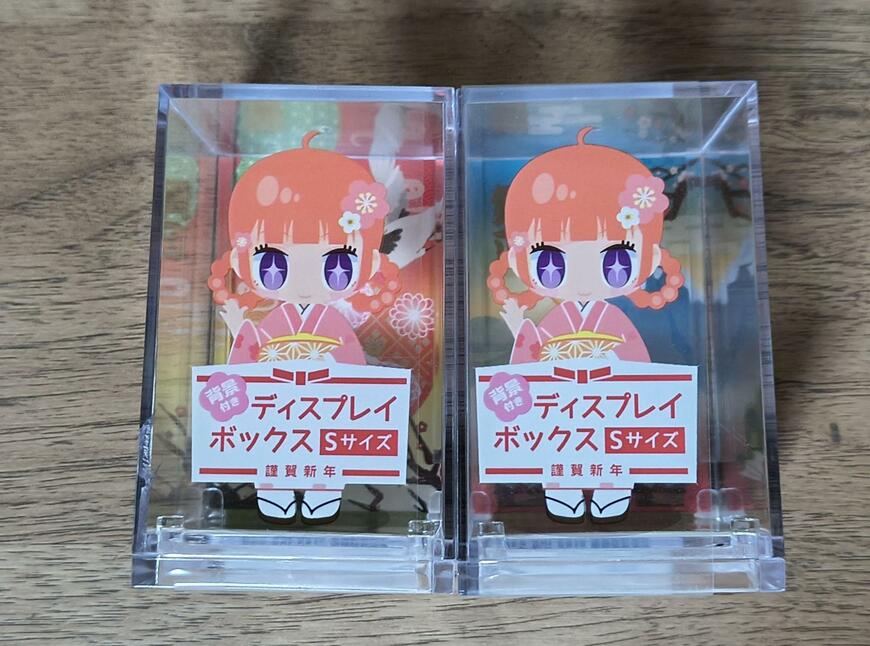 セリア、NY背景付きディスプレイボックス正月S YX商品画像