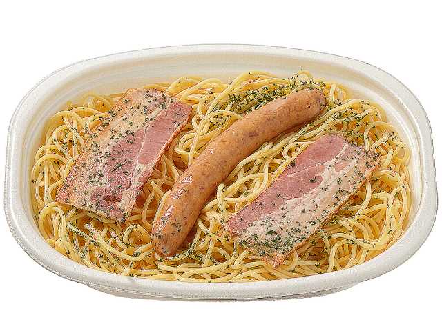 セブン-イレブンの新商品：にんにくやみつき大盛ペペロンチーノ