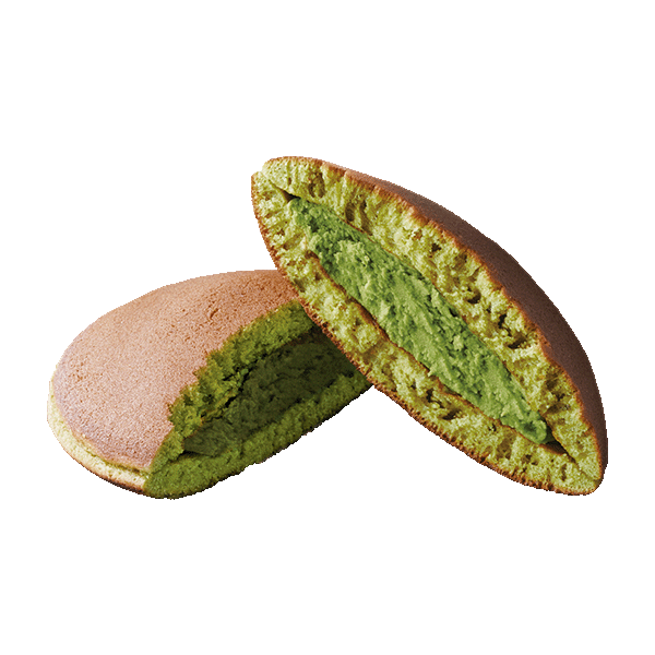 ファミリーマートの新商品：濃い抹茶のどら焼き