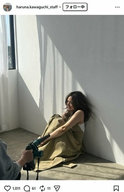 川口春奈マネージャーInstagram投稿
