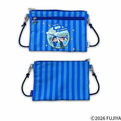 ＜ANAオリジナル＞PEKO for ANA　ポーチ（ショルダー付き）（LA)