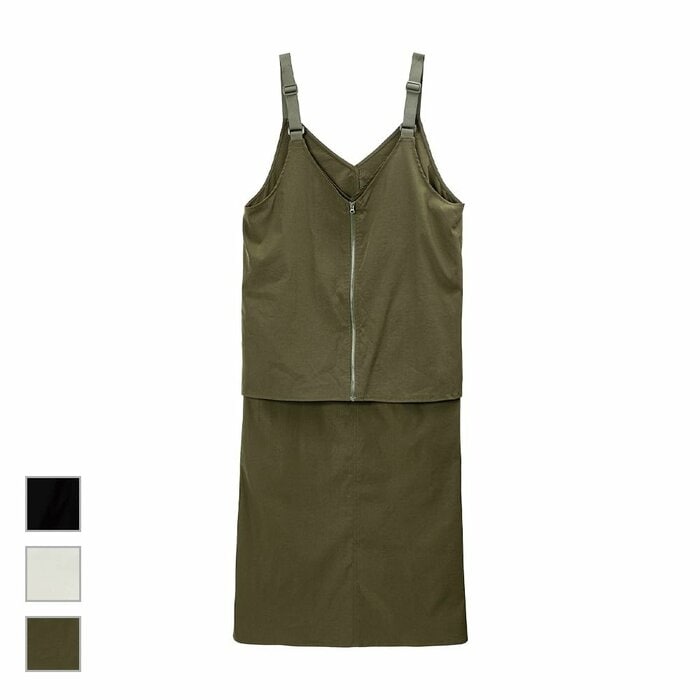 「レディースガーデニングハンズフリーワンピース」