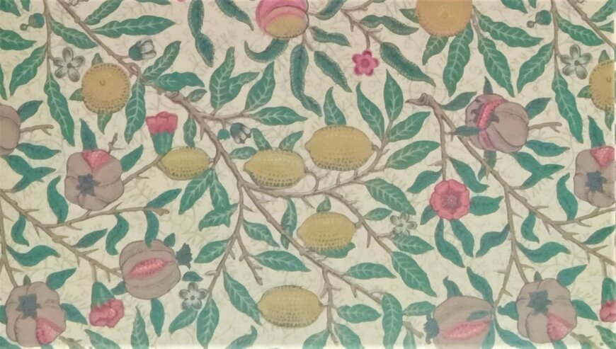 筆者撮影（セリア、デザインシートシール 9P ウィリアム・モリス）