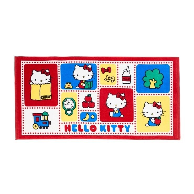 出所：しまむらパーク バスタオル（5枚組・ハローキティ）・ピンク210