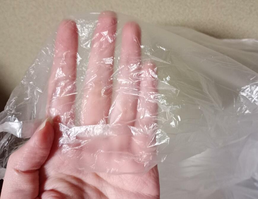 出所：筆者撮影（ダイソー、携帯用コンパクトレインポンチョ）