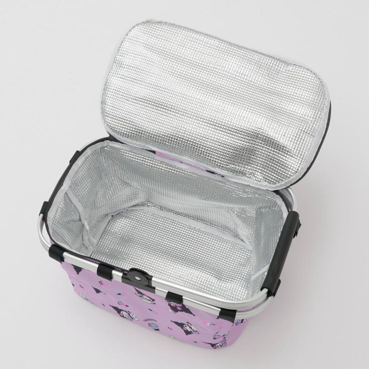 しまむら、クロミの アルミフレームバッグを開けたときの画像