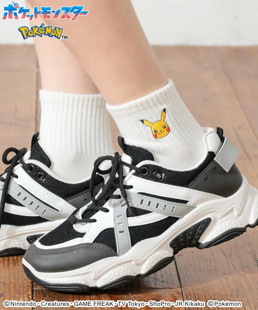 ポケモン/ソックス(白)