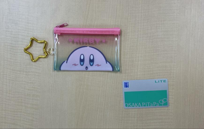 キャンドゥ、星のカービィ カラビナ付きポーチ（S）写真