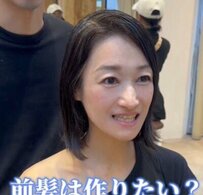 顔がゲッソリして見えてしまうことに悩む女性　思い切ってショートにしたら…変身姿に驚き！