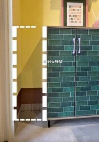 【玄関DIY】100均の〈ワイヤーネット〉を使って...→玄関の隙間にピッタリサイズのおしゃれな〈収納棚〉が作れる！