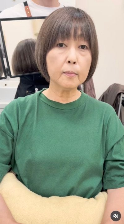 襟足部分の悩みを解消するスタイルに