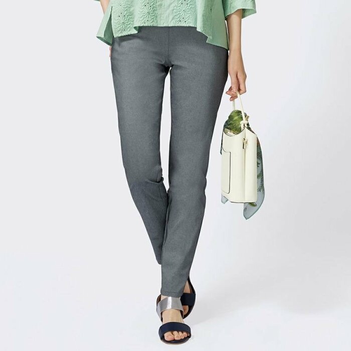 ニトリ公式　マジックベルトストレッチパンツサマーライト　レギュラー丈