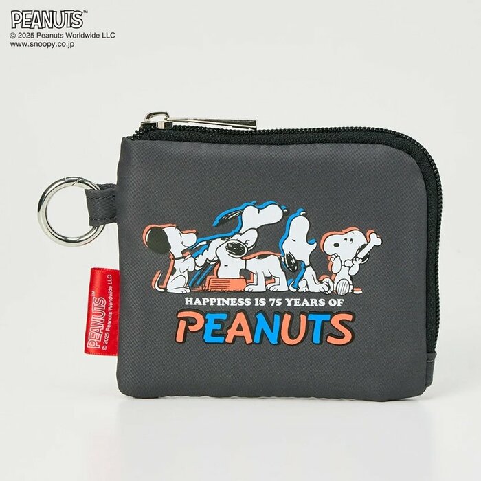 ピーナッツ75周年 フラットポーチ