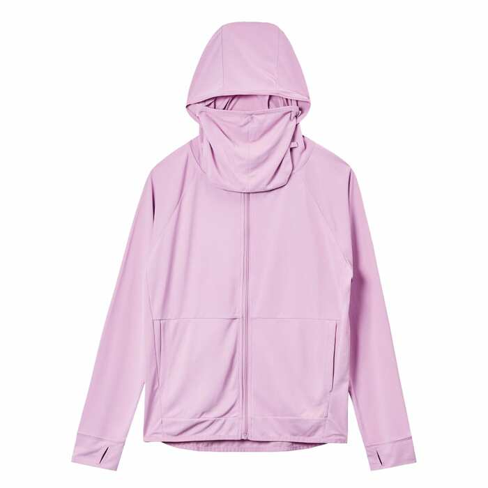 レディースクールUVフェイスガードパーカー