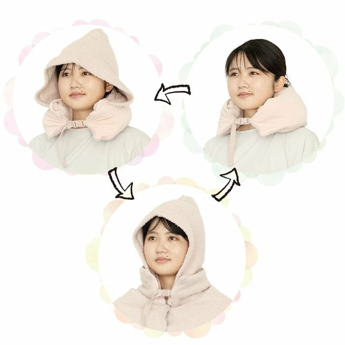 ックピローとブランケットを1つで使い分けられます