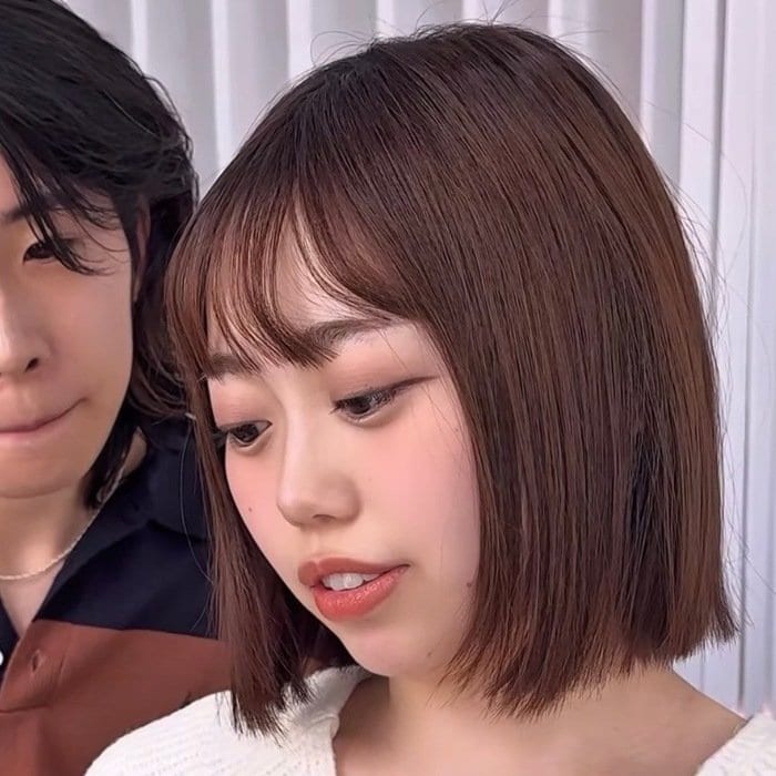 「初めてです」雰囲気を変えたい女性が人生初のショートボブで大胆イメチェン！「すごいスッキリ」と満面の笑み