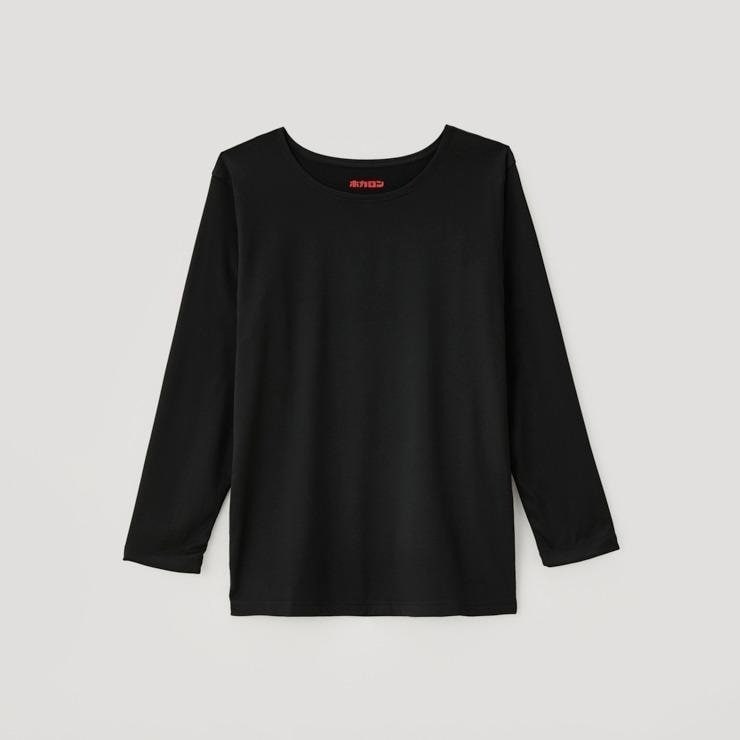 出所：しまむらパーク レディース　ホカロン　ハッピーバッグ　クルーネック長袖インナー　4枚組