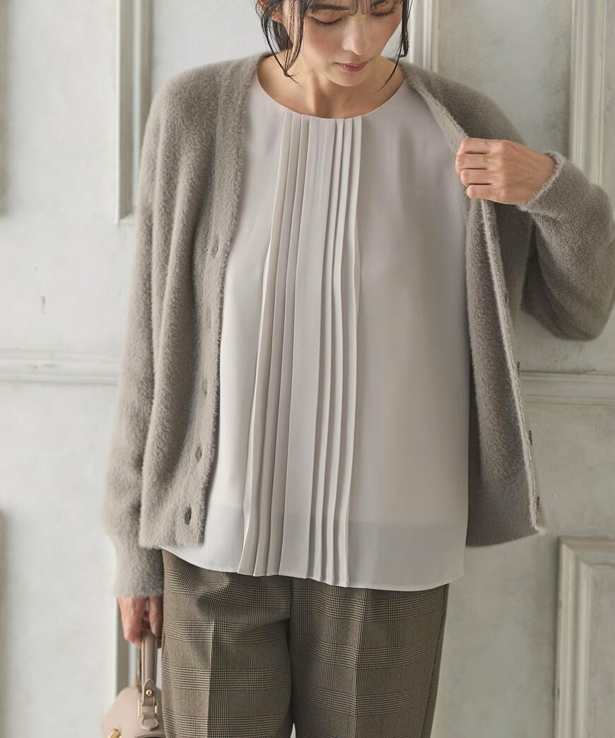 あったか裏地ブラウス