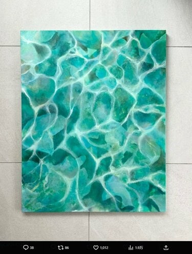 生ハムメロン　新人画家　大塚麻世 油彩 絵画 豚　メロン　油絵　動物絵　油絵 生ハムメロン」 新人画家 大塚麻世 油彩 絵画 豚 メロン 油絵