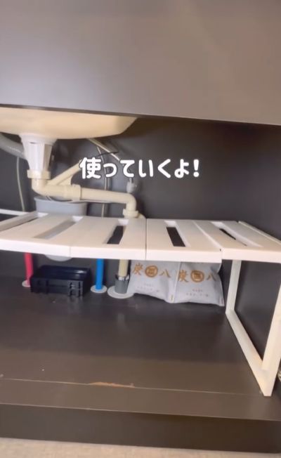 変身前の洗面台下収納