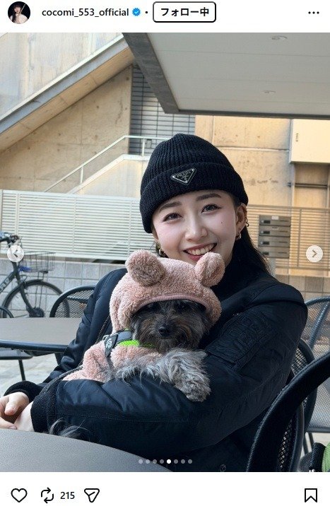 出所：CocomiのInstagram（＠cocomi_553_official） 参照日：2026年1月15日