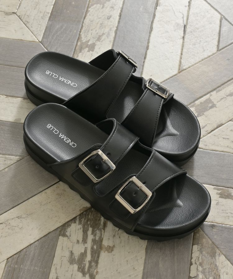 出所：ハニーズ公式通販 ダブルベルトサンダル