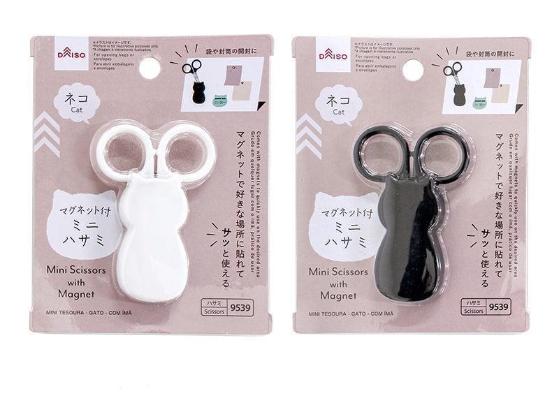ダイソー、ミニハサミ(ネコ、マグネット付)商品画像