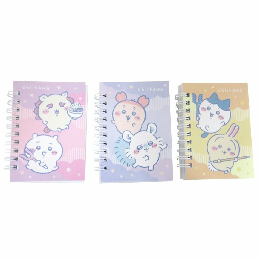 ワッツ公式　ちいかわ リングメモ帳（縦型）