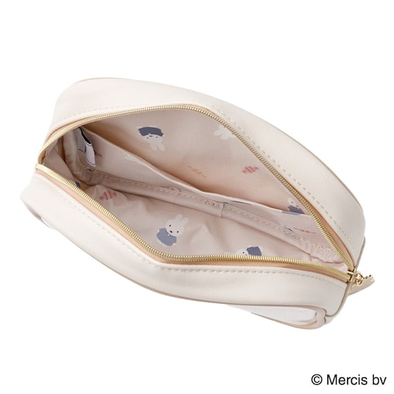 ニトリ、miffy ボックスポーチ(アイボリー ドルチェ)画像