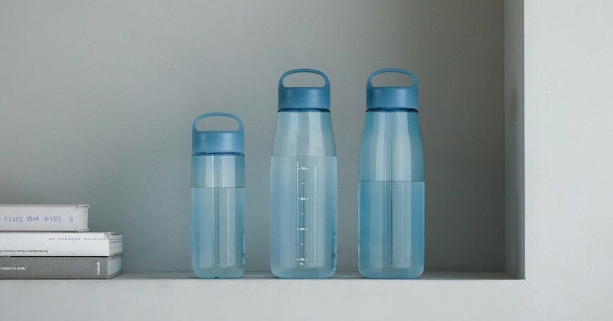 出所：株式会社マーナ　Daily ウォーターボトル 1L 目盛り付き