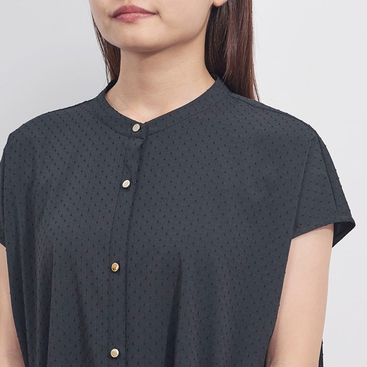 【すごナノ撥水】ドビードットシャツ