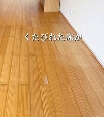 【床DIY】日焼け・傷・滑りやすさが気になる床→〈クッションフロア〉を敷いて明るく滑りにくい床に大変身！「素敵！」と話題