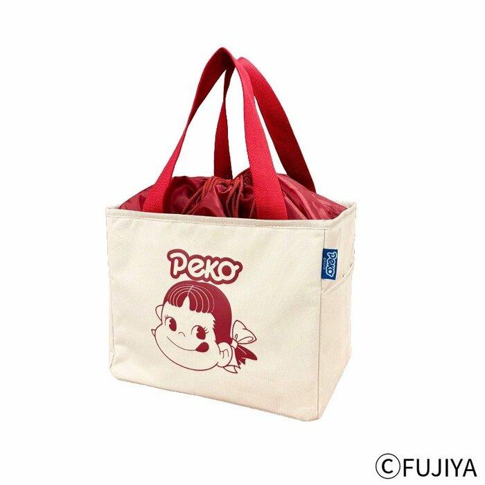 保冷保温機能付き ペコちゃんレジかごバッグ