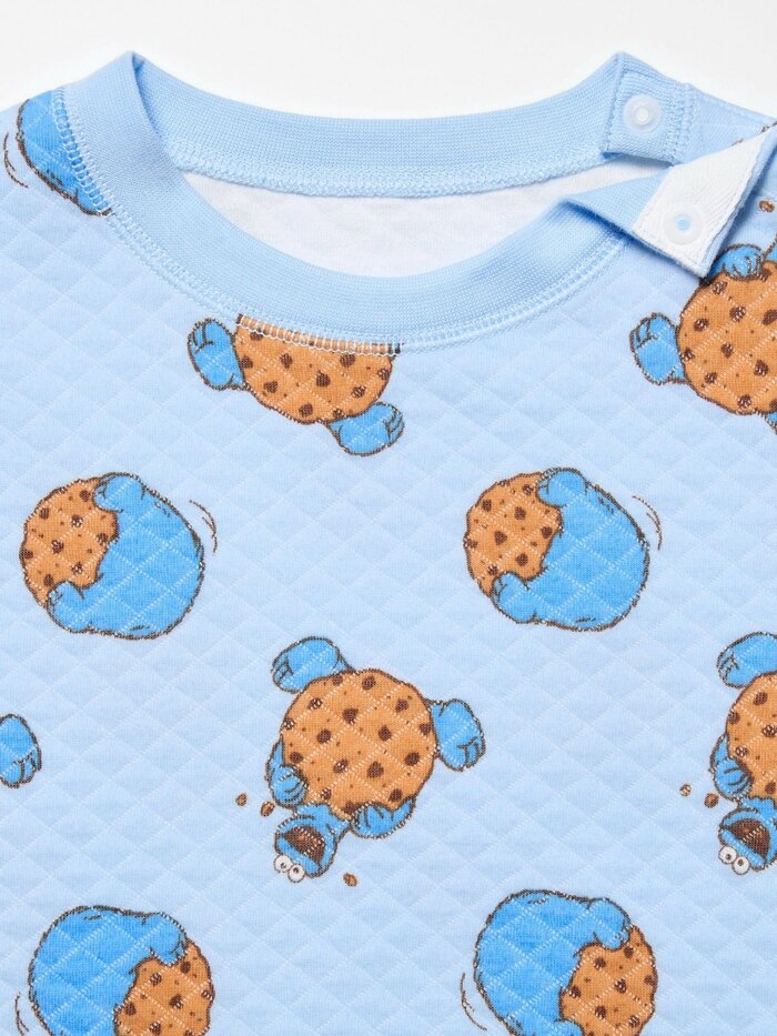 ユニクロ公式　セサミストリート　キルトパジャマ