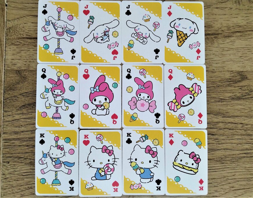 筆者撮影（セリア、サンリオキャラクターズトランプ）