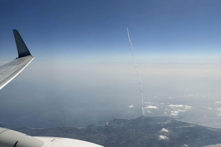 飛んでいくH3ロケットを収めた貴重写真　「まさか本当に見えるとは…」撮影者も驚き