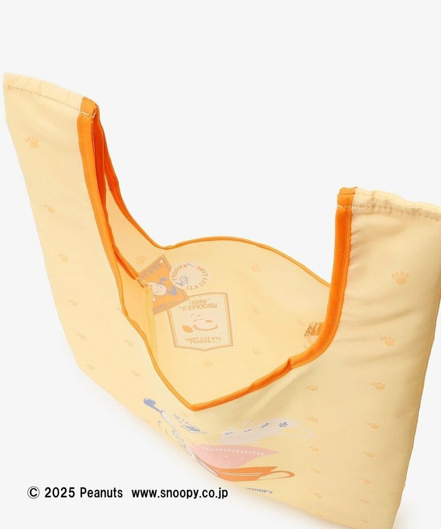 Afternoon Tea公式 コンパクトバッグ/PEANUTS(イエロー)(中)