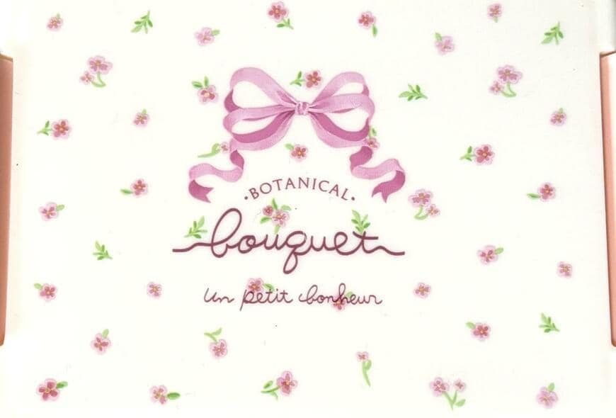 セリア、ランチボックス 380ml リボンフラワー商品画像