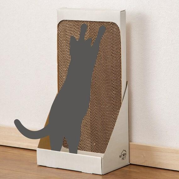 ニトリ、高さ調整できる壁よせ爪とぎ (ホワイトウォッシュ)画像