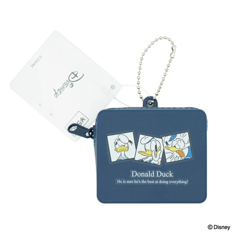 キャンドゥ公式　【数量限定】ディズニー／ドナルドダック　シリコーンミニポーチの画像
