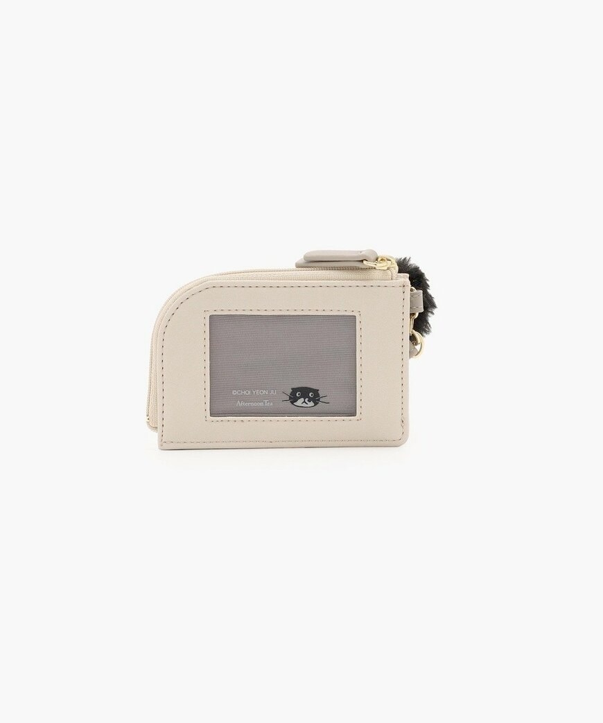アフタヌーンティー公式 コインケース付きパスケース/チェ・ヨンジュ