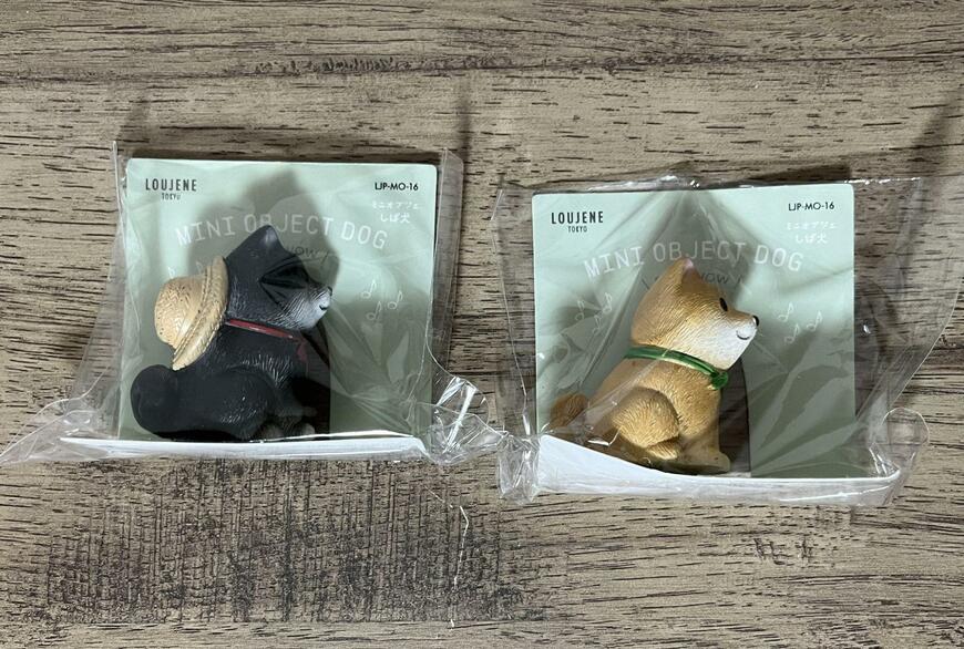 セリア、LJP ミニオブジェ 柴犬画像