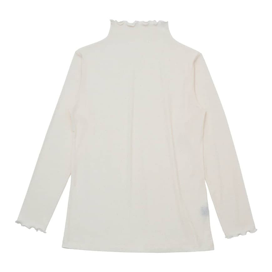 ワークマン公式 レディースリブメローハイネックラメTシャツの画像