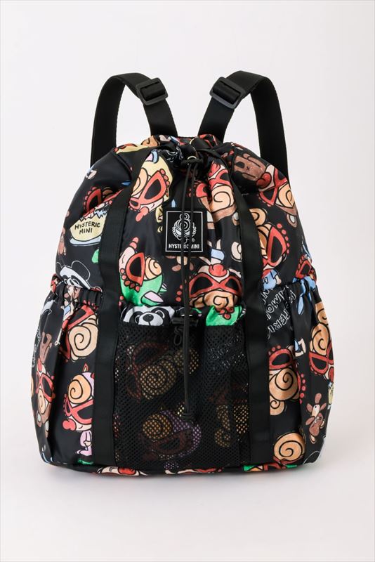 ローソン公式 HYSTERIC MINI 2WAY TOTE←→BACKPACK BOOK BLACK ver. の画像