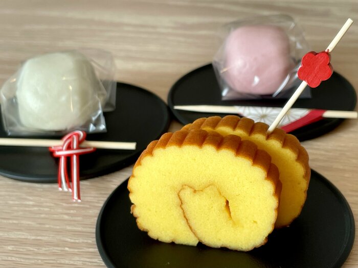 「彩り串」を添えると、一気に正月っぽさが増しました!