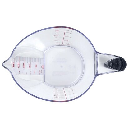 1番の魅力は、上から目盛りを確認できること