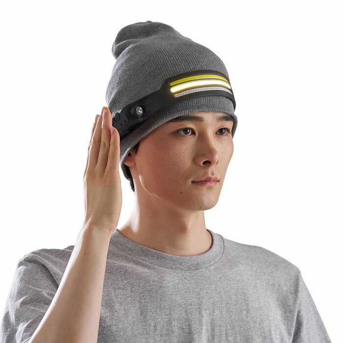 「野電 ノンタッチヘッドバンドライト・USB（特別価格1782円）」