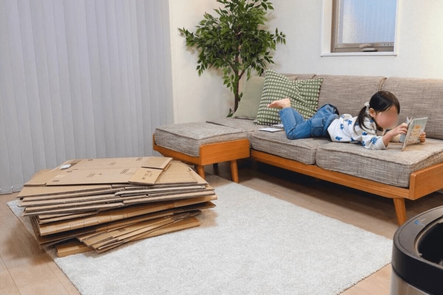 3歳の娘と父親が一緒に作った「ダンボールの家」に思わず二度見　まさかの完成形に「可愛すぎて泣きそう」