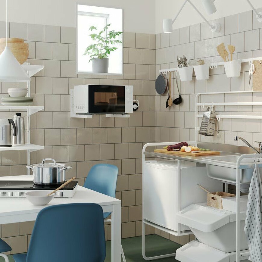 出所：イケア公式 TILLREDA ティルレーダ 電子レンジ, ホワイト