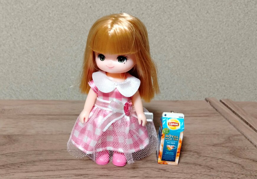 筆者撮影（株式会社バンダイ、Lipton Tea miniature charm-リプトンティーミニチュアチャーム-3）